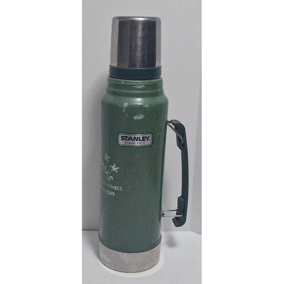 Stanley | Kitchen | Vintage Aladdin Stanley 1 Quart Stainless Steel Vacuum  Thermos W Cup Handle | Poshmark